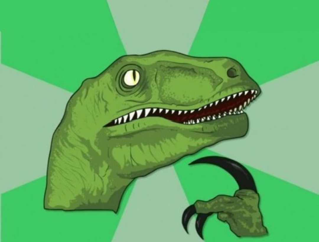 Philosoraptor, representing the thinking dinosaur